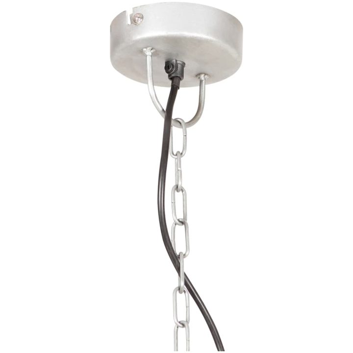 Hänglampa industriell vintage 25 W silver rund 41 cm E27 vidaXL Φ 41 cm – bild 5