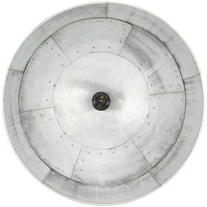 Hänglampa industriell vintage 25 W silver rund 41 cm E27 vidaXL Φ 41 cm – bild 7