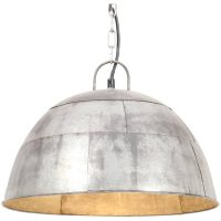 Hänglampa industriell vintage 25 W silver rund 41 cm E27 vidaXL