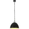 Hänglampa industriell vintage 25 W svart rund 31 cm E27 vidaXL Φ 31 cm – miniatyr 2