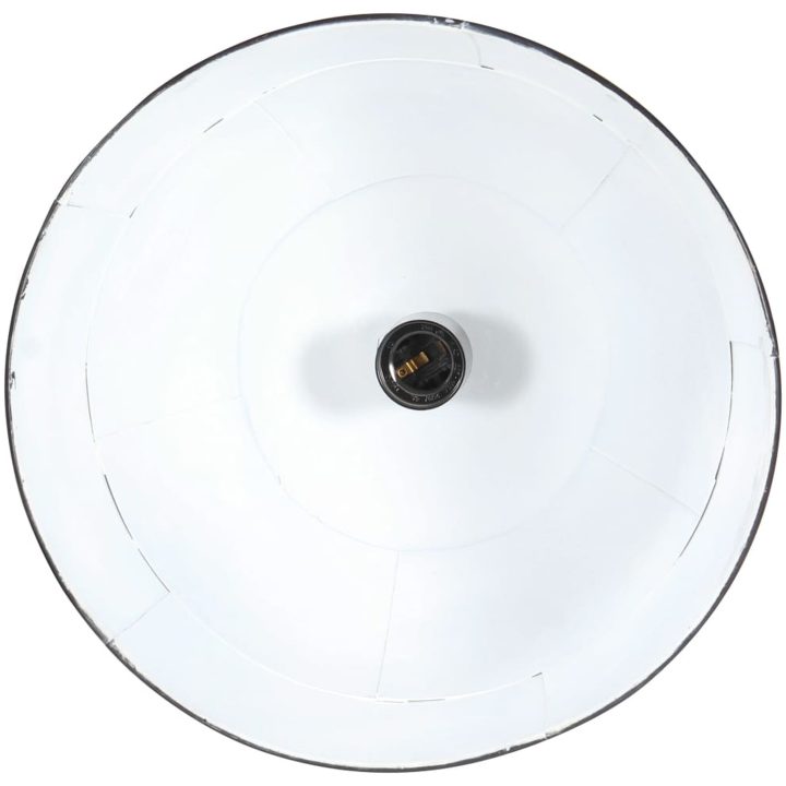 Hänglampa industriell vintage 25 W svart rund 31 cm E27 vidaXL Φ 31 cm – bild 5