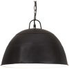 Hänglampa industriell vintage 25 W svart rund 41 cm E27 vidaXL Φ 41 cm – miniatyr 2