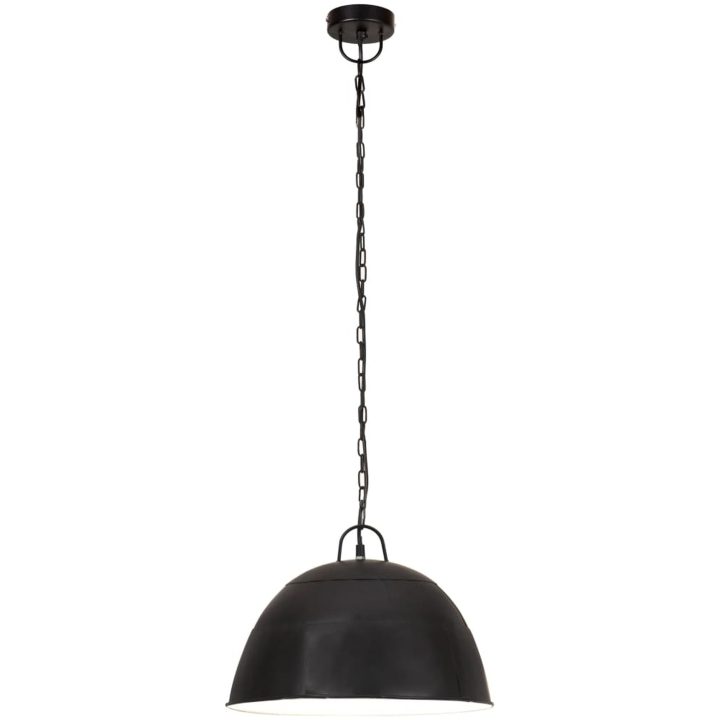 Hänglampa industriell vintage 25 W svart rund 41 cm E27 vidaXL Φ 41 cm – bild 3