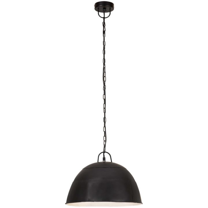 Hänglampa industriell vintage 25 W svart rund 41 cm E27 vidaXL Φ 41 cm – bild 4