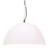 Hänglampa industriell vintage 25 W vit rund 41 cm E27 vidaXL Φ 41 cm – miniatyr 2