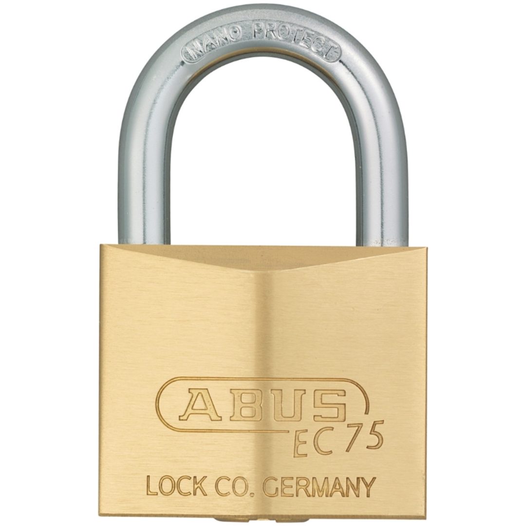Hänglås 75/40 Ec75 Mässing ABUS