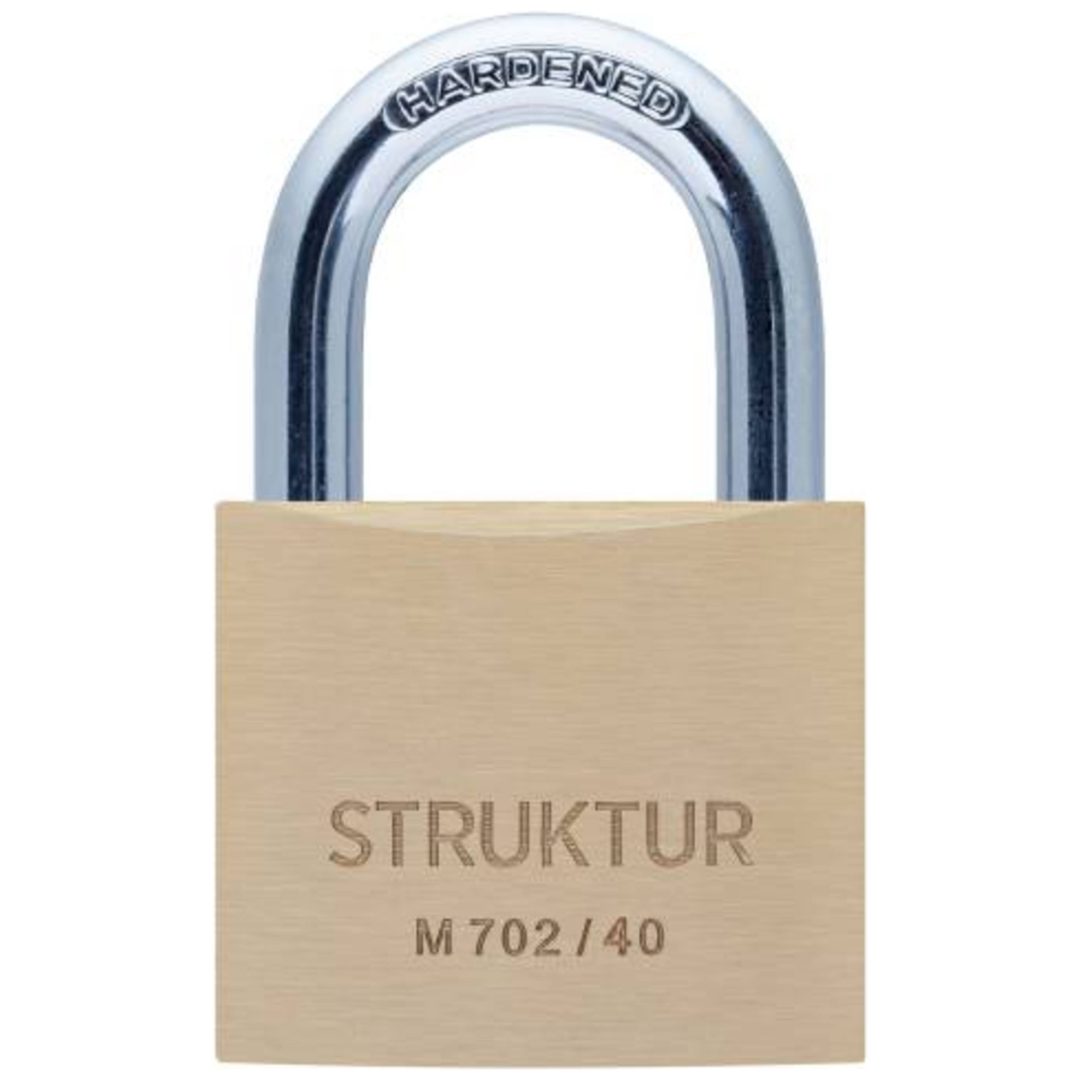 Hänglås M 702 STRUKTUR HÄNGLÅS MÄSSING M 702/40