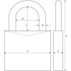Hänglås T84MB Abus – miniatyr 2