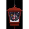 Hänglykta med LED och jultomte röd 27x27x45 cm vidaXL – miniatyr 7