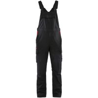 Hängselbyxa 26441832 Svart / Röd BLÅKLÄDER