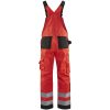Hängselbyxa 26601811 Hivisröd / Svart BLÅKLÄDER HÄNGSELBYXA 26601811 RÖD/S 44 – miniatyr 2