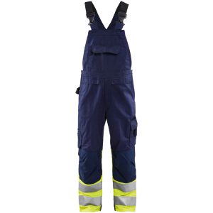 Hängselbyxa 26621800 Marin / Hivisgul BLÅKLÄDER