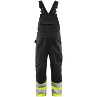 Hängselbyxa 26621800 Svart / Hivisgul BLÅKLÄDER