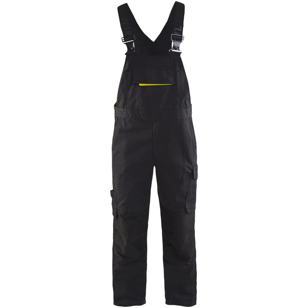 Hängselbyxa 26951330 Svart / Gul BLÅKLÄDER HÄNGSELBYXA 26951330 SV/GU 44