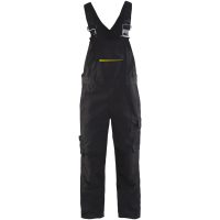 Hängselbyxa 26951330 Svart / Gul BLÅKLÄDER