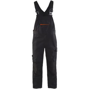 Hängselbyxa 26951330 Svart / Röd BLÅKLÄDER