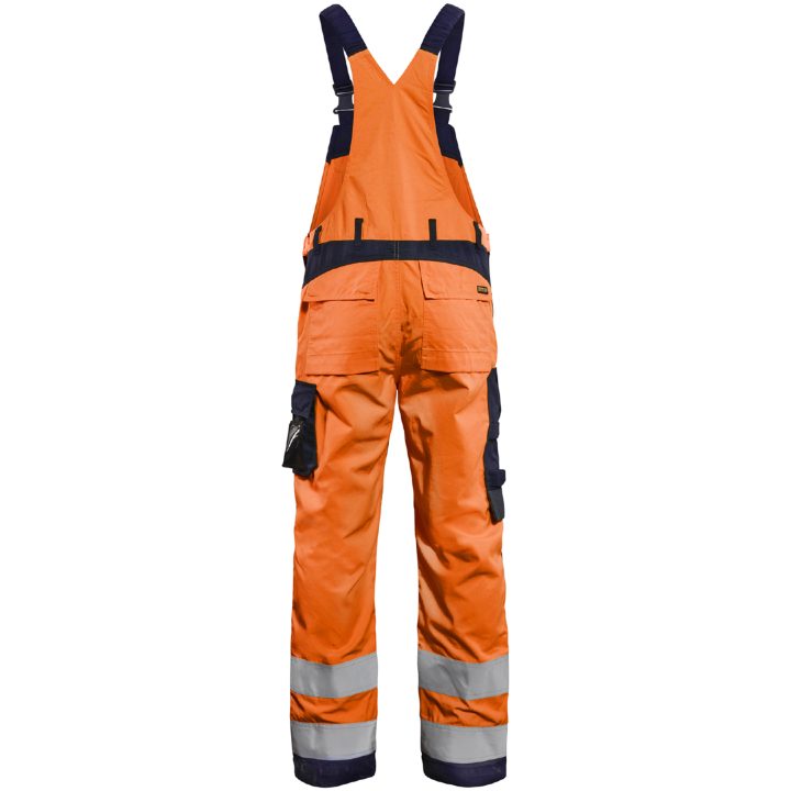 Hängselbyxa 28891513 Marin / Hivisorange BLÅKLÄDER HÄNGSELBYXA 28891513 ORA/MA 46 – bild 2