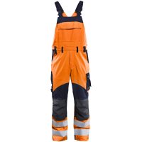 Hängselbyxa 28891513 Marin / Hivisorange BLÅKLÄDER