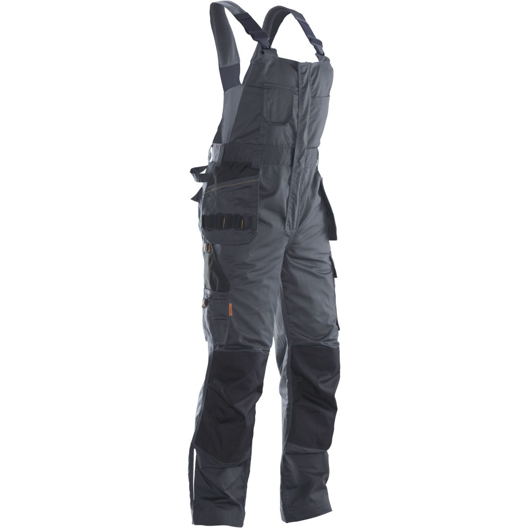 Hängselbyxa 3730 Practical Mörkgrå/Svart Jobman C42