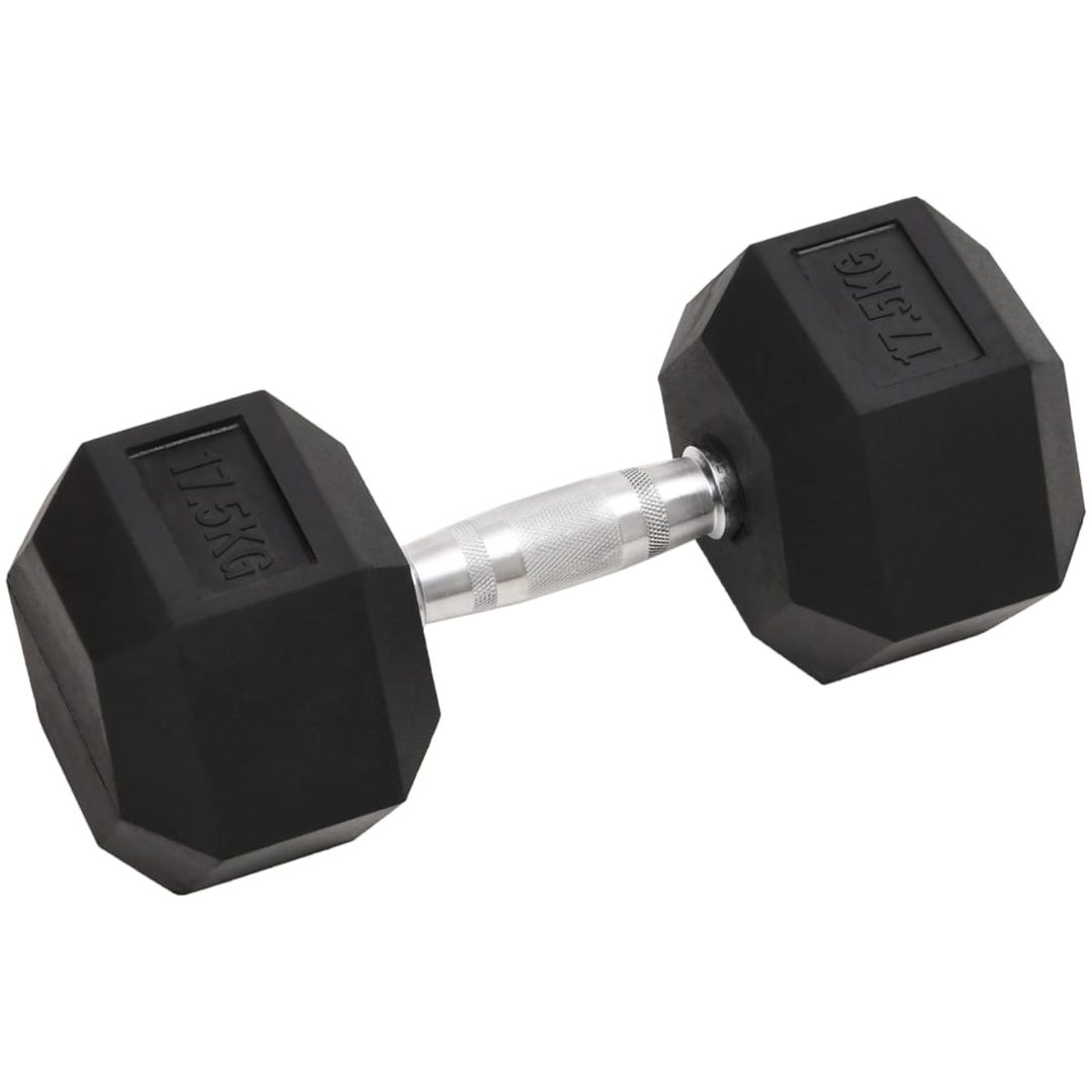 Hantel 17,5 kg gjutjärn vidaXL