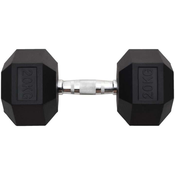 Hantel 20 kg gjutjärn vidaXL – bild 3