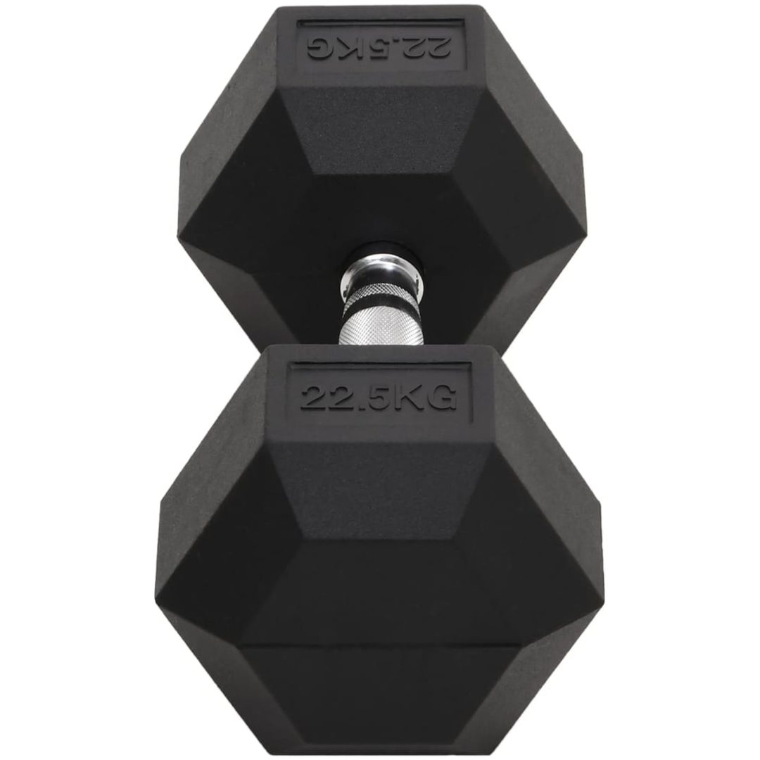 Hantel 22,5 kg gjutjärn vidaXL – bild 4
