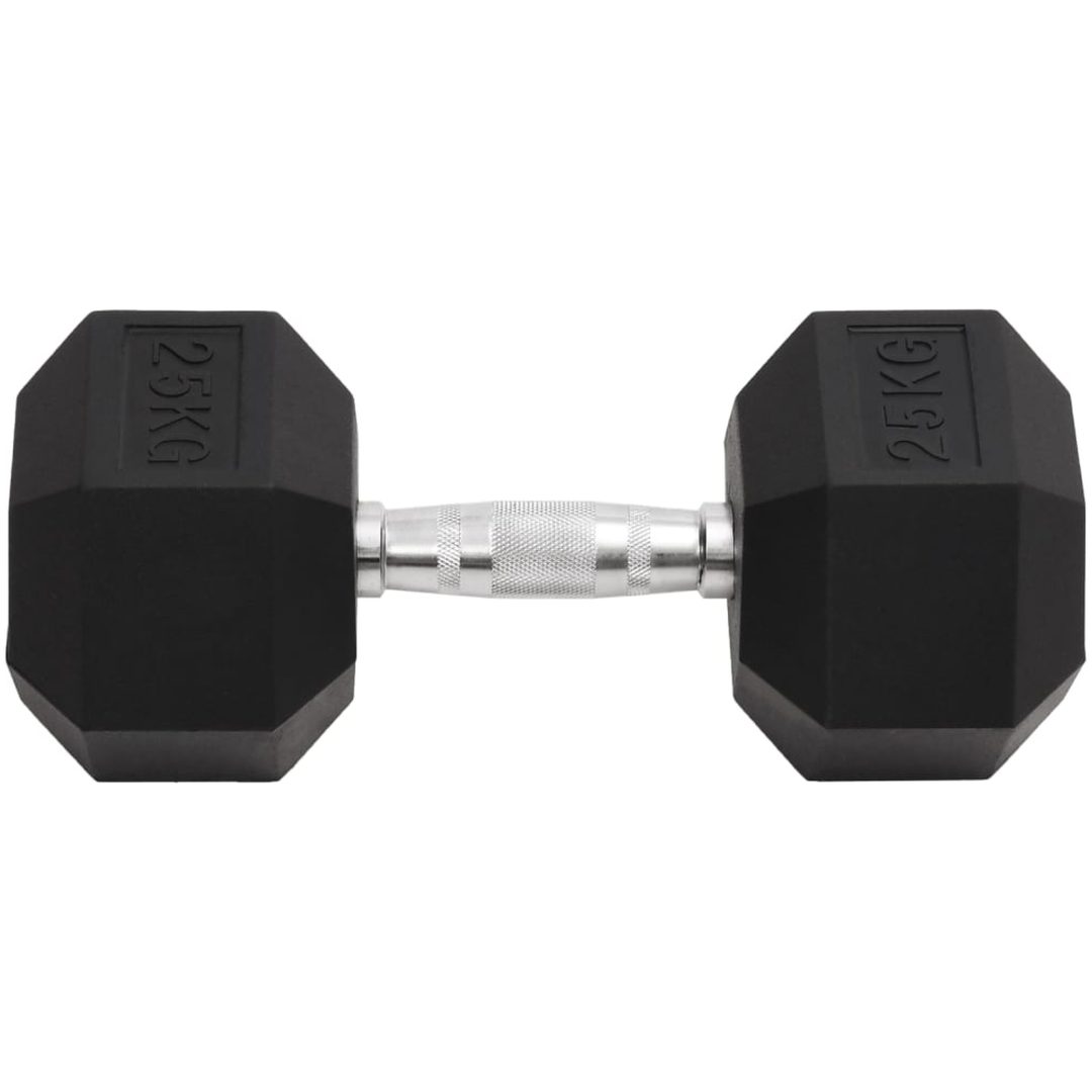 Hantel 25 kg gjutjärn vidaXL – bild 2