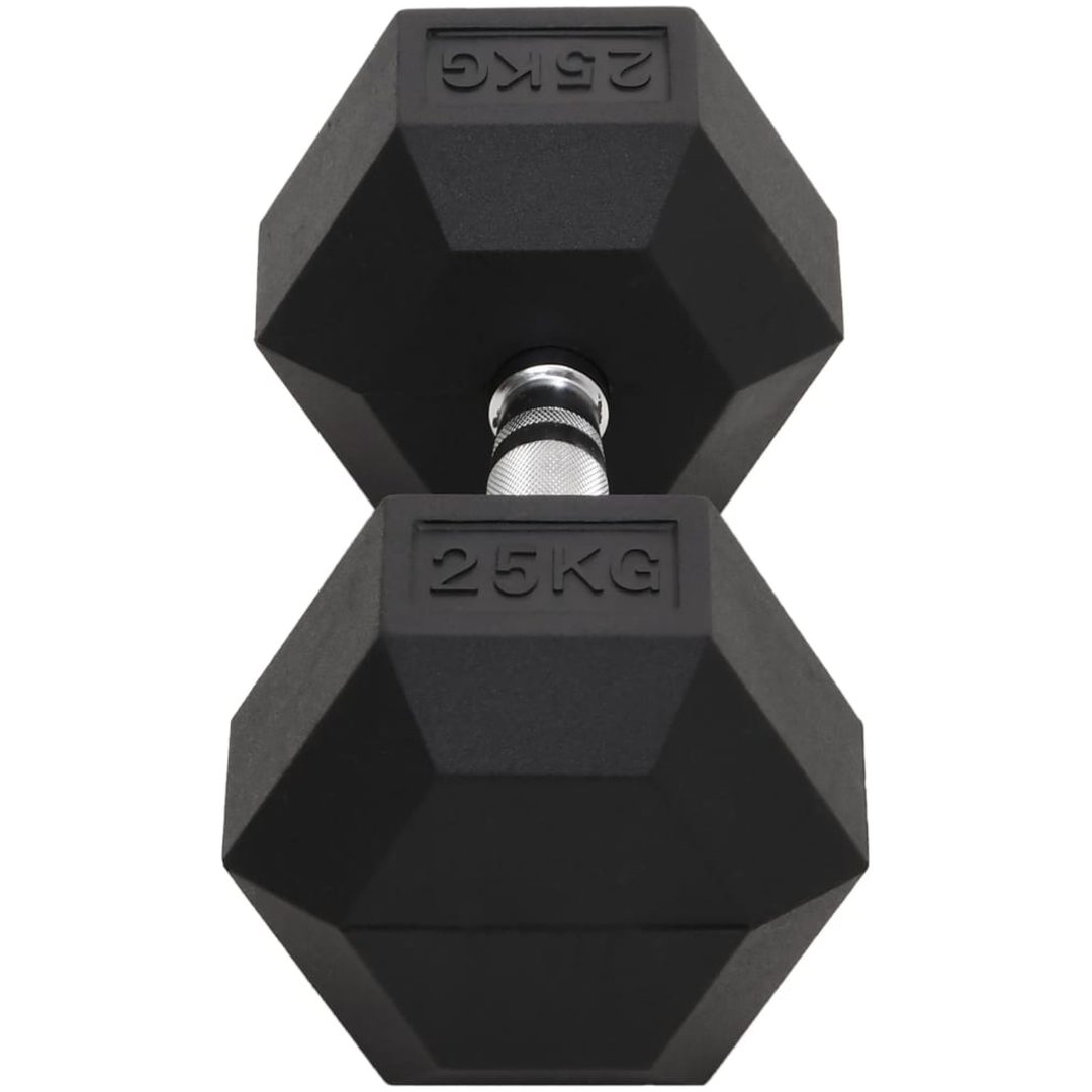 Hantel 25 kg gjutjärn vidaXL – bild 4