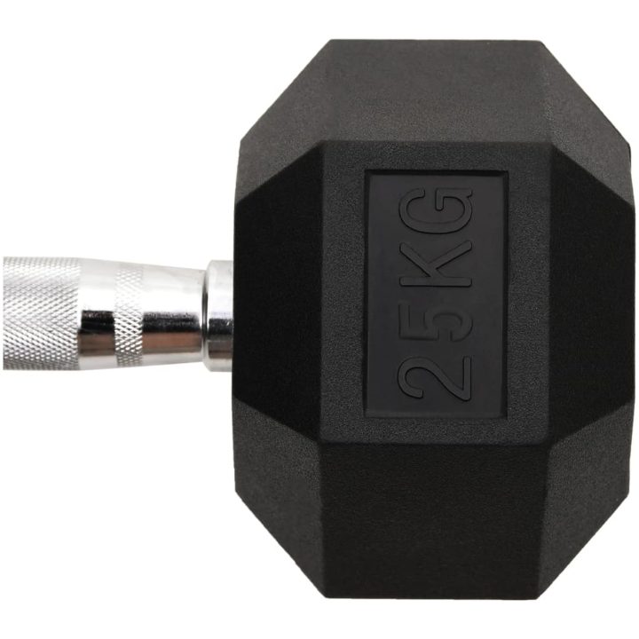 Hantel 25 kg gjutjärn vidaXL – bild 6