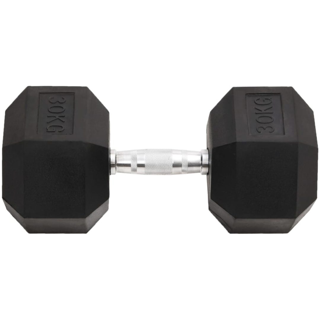 Hantel 30 kg gjutjärn vidaXL – bild 2