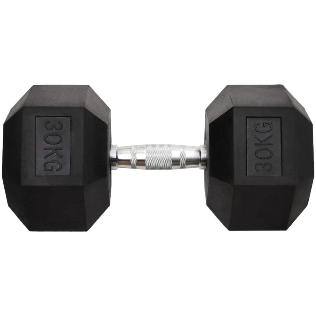 Hantel 30 kg gjutjärn vidaXL – bild 3