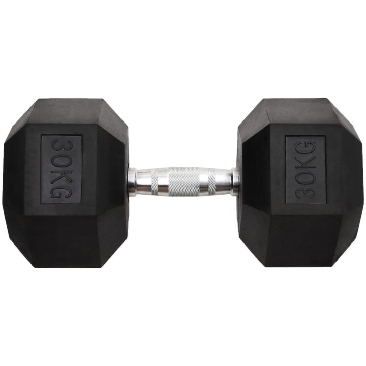 Hantel 30 kg gjutjärn vidaXL – bild 3