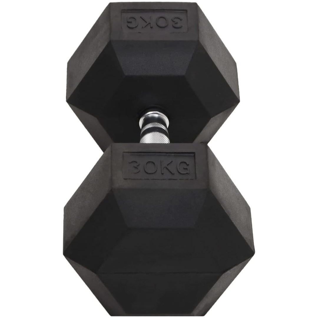 Hantel 30 kg gjutjärn vidaXL – bild 4