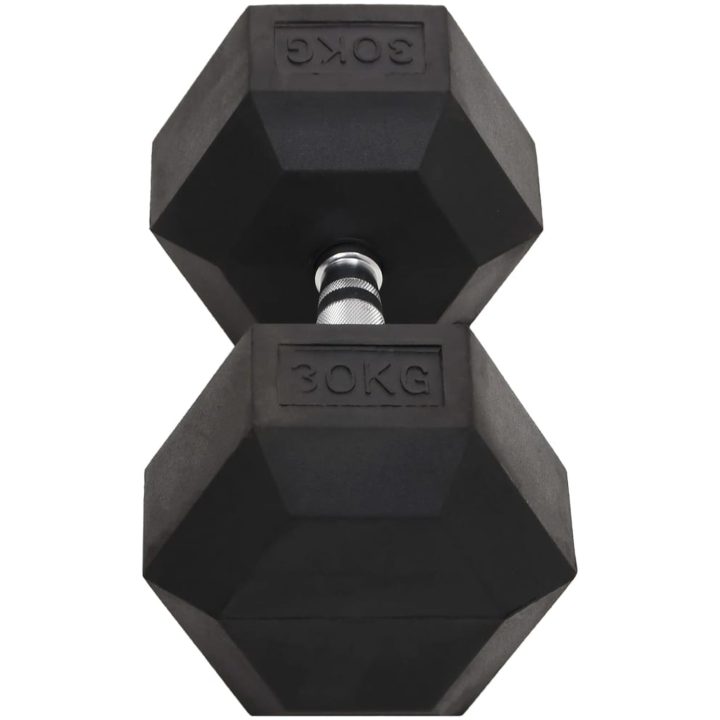 Hantel 30 kg gjutjärn vidaXL – bild 4