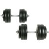 Hantelset 18 delar 30 kg vidaXL – miniatyr 1