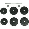 Hantelset 9 delar 15 kg vidaXL – miniatyr 2