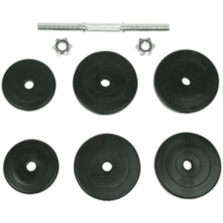 Hantelset 9 delar 15 kg vidaXL – bild 2