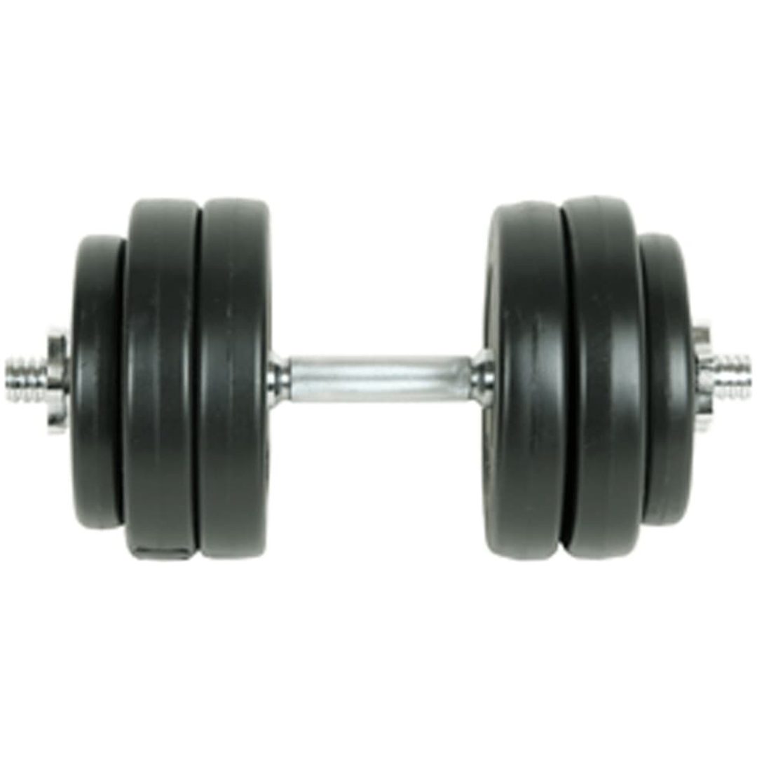 Hantelset 9 delar 15 kg vidaXL