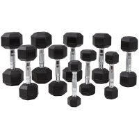 Hantelset hexagon 1 - 10 kg 10 par Master Fitness