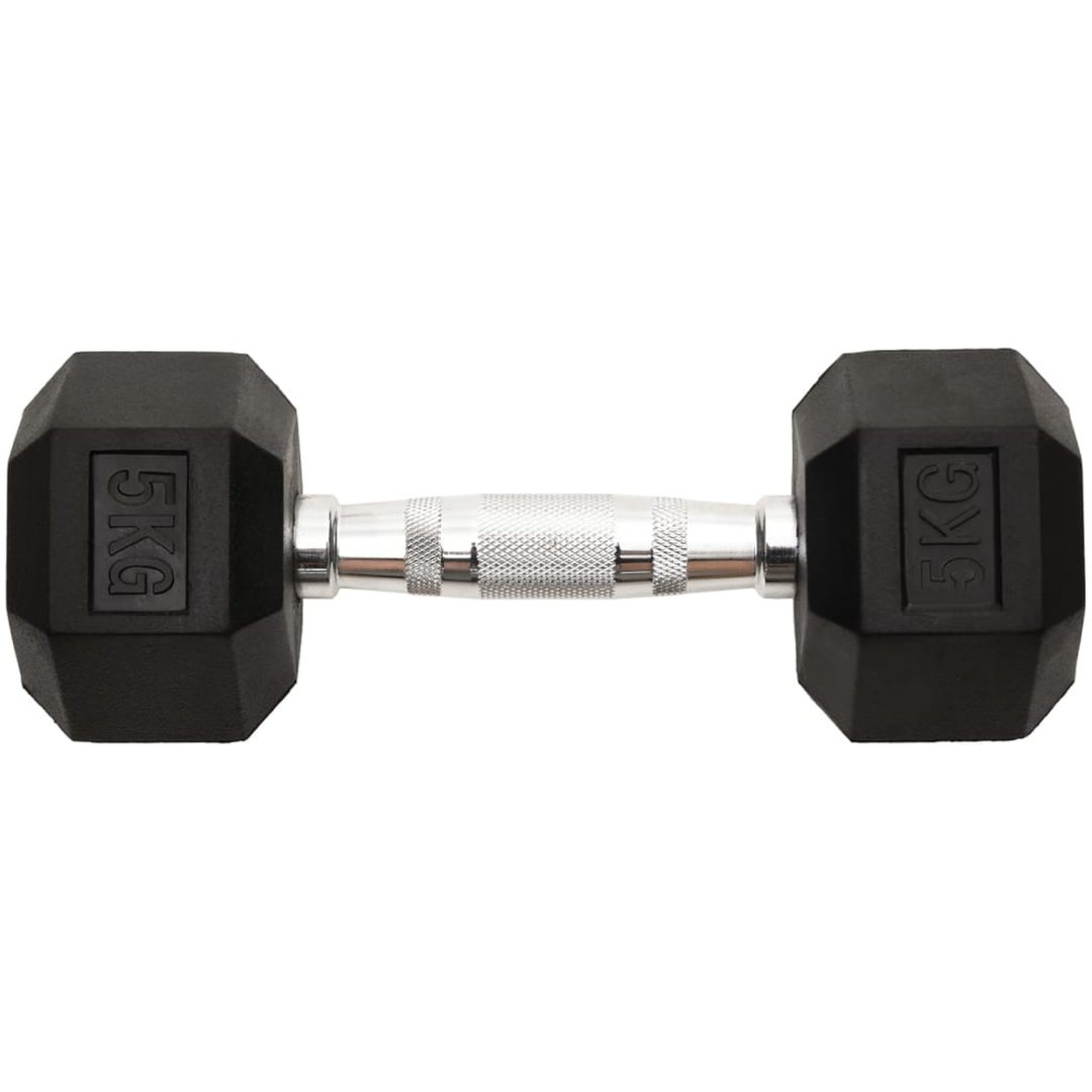 Hantlar 2 st 10 kg gjutjärn vidaXL – bild 4
