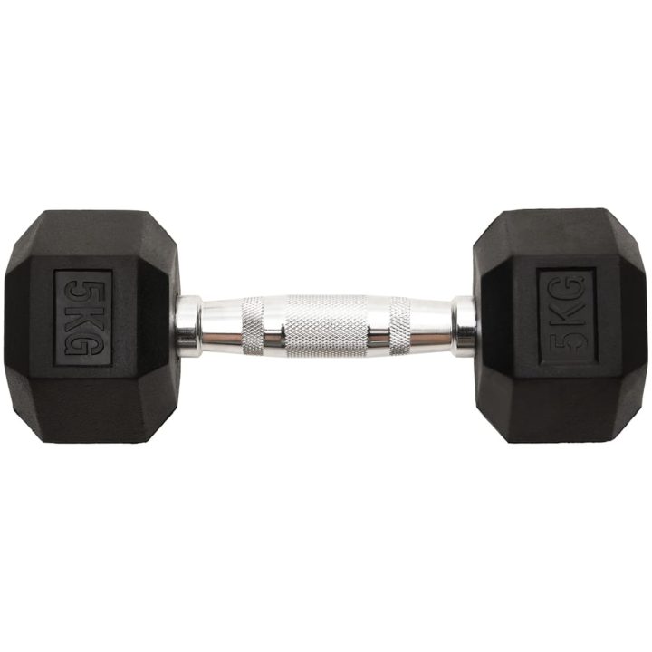 Hantlar 2 st 10 kg gjutjärn vidaXL – bild 4
