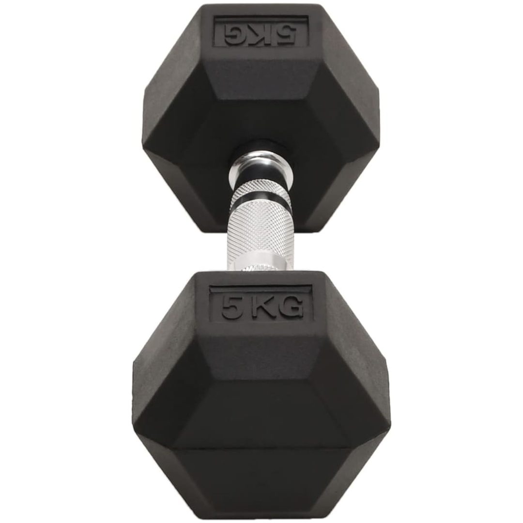 Hantlar 2 st 10 kg gjutjärn vidaXL – bild 5