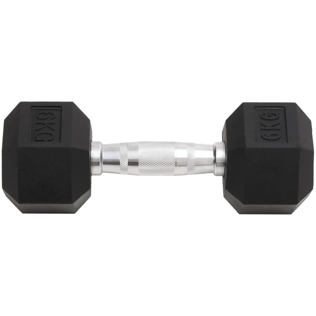 Hantlar 2 st 12 kg gjutjärn vidaXL – bild 3