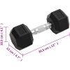 Hantlar 2 st 16 kg gjutjärn vidaXL – miniatyr 8