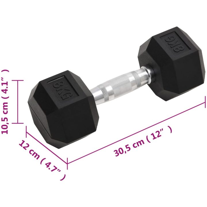 Hantlar 2 st 16 kg gjutjärn vidaXL – bild 8