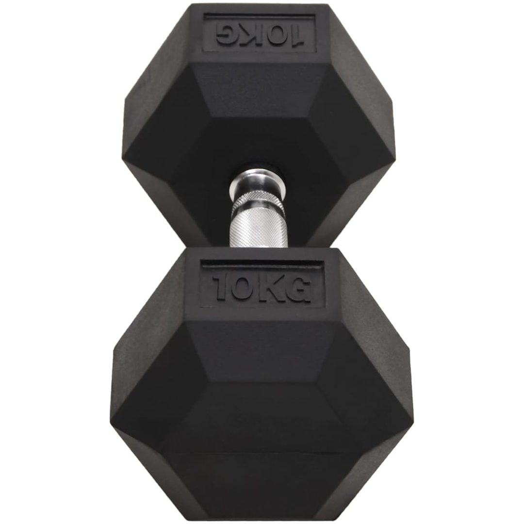 Hantlar 2 st 20 kg gjutjärn vidaXL – bild 5
