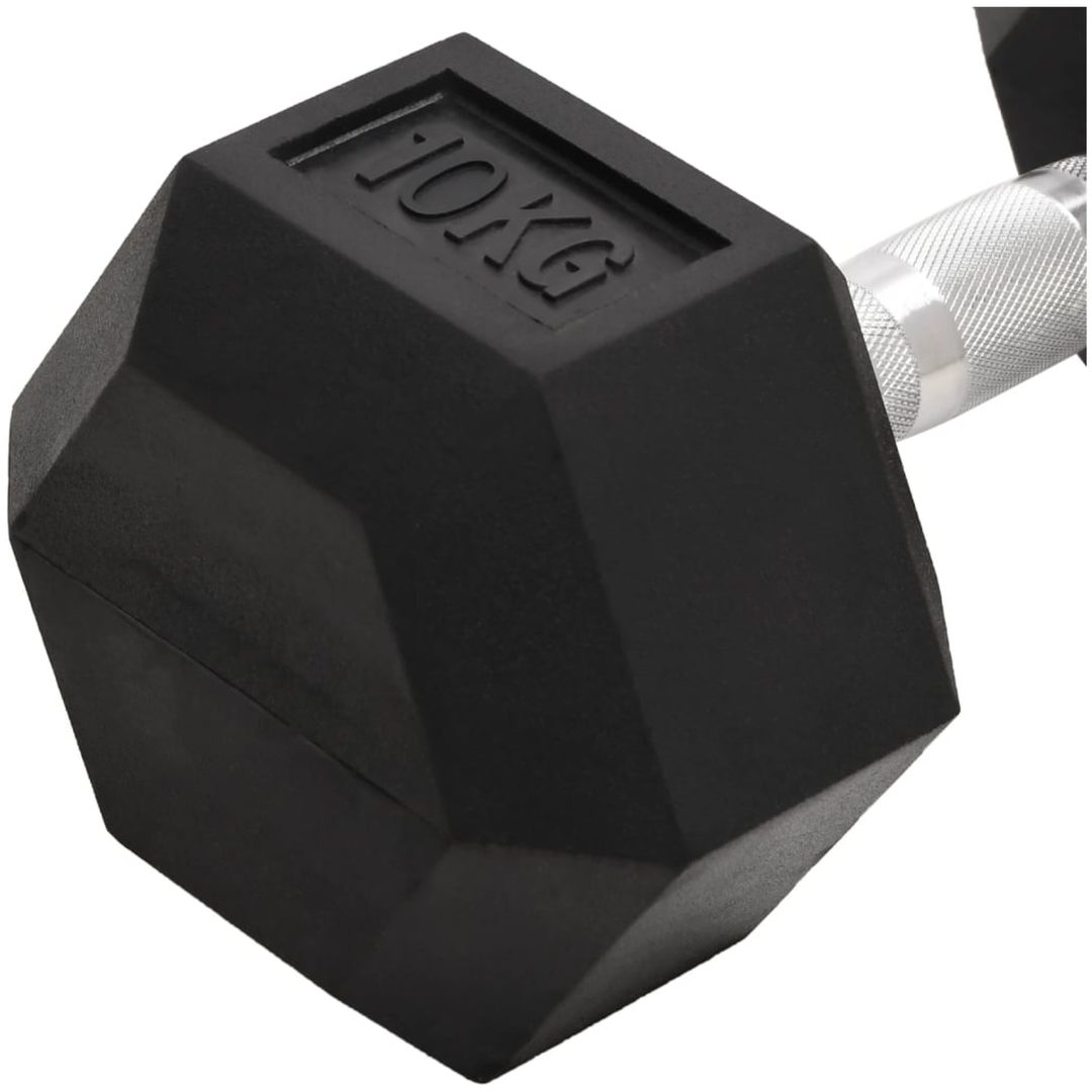Hantlar 2 st 20 kg gjutjärn vidaXL – bild 6