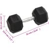 Hantlar 2 st 20 kg gjutjärn vidaXL – miniatyr 8