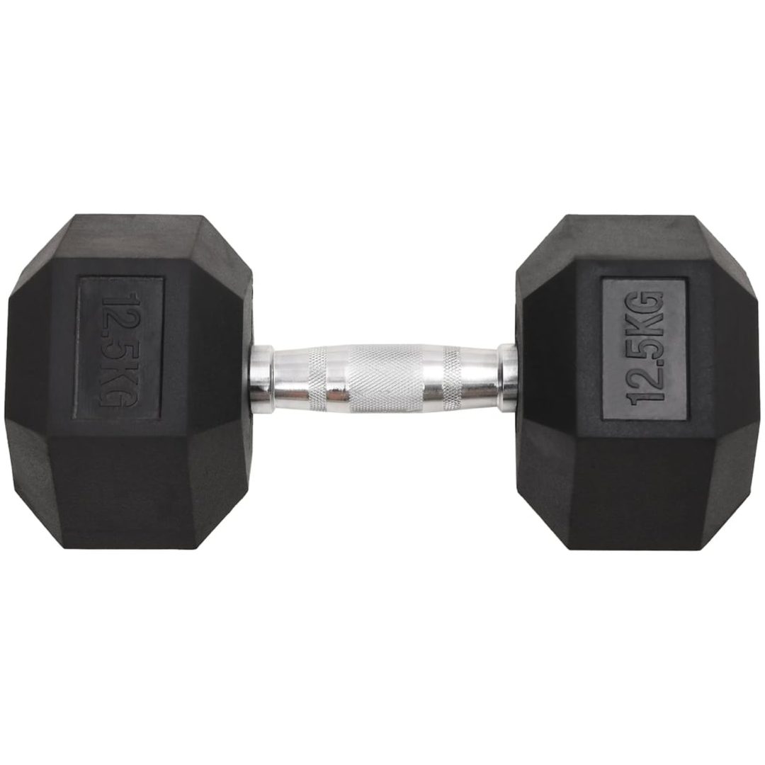 Hantlar 2 st 25 kg gjutjärn vidaXL – bild 3