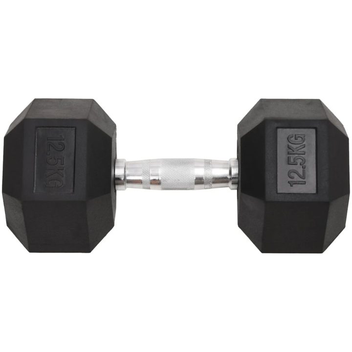 Hantlar 2 st 25 kg gjutjärn vidaXL – bild 3